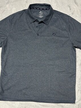 Sperry Men's Dark Heather Navy Polo